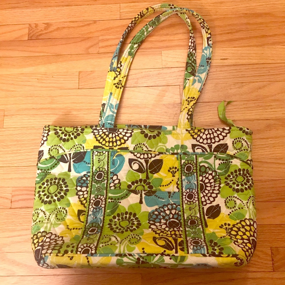 “Limes Up” patterned Vera purse